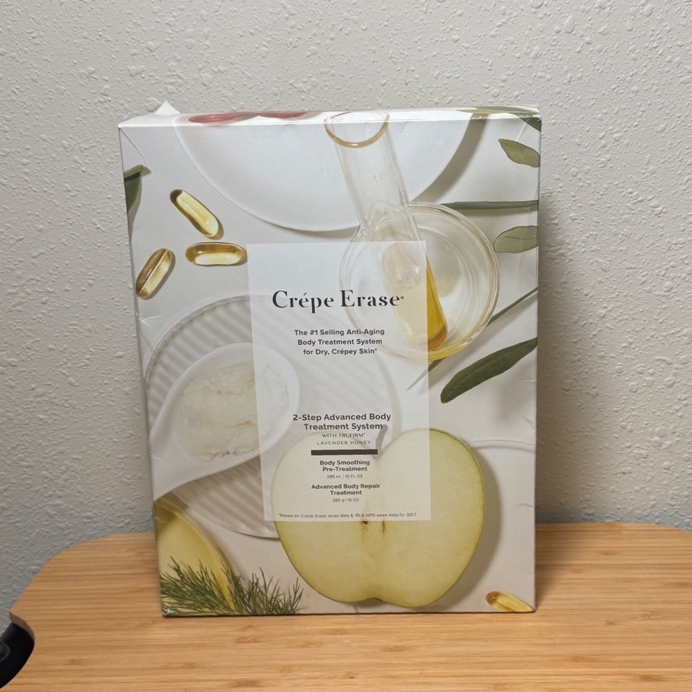 Crepe Erase 2-Step Advanced Body Treatment System 10oz Lavender Honey New